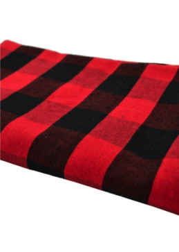 mantel canadá rojo y negro