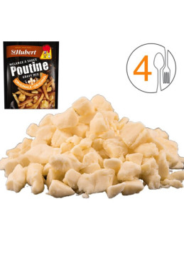 Poutine de queso para 4 personas