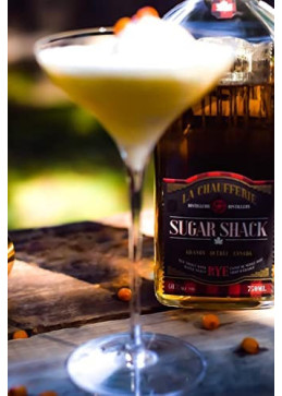 Cóctel whisky canadiense rye sugar shack