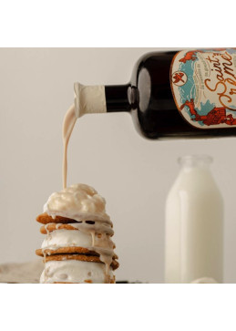 Crème de licor con fudge de nata