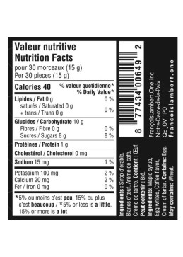 Maple Meringue Nutrition Facts