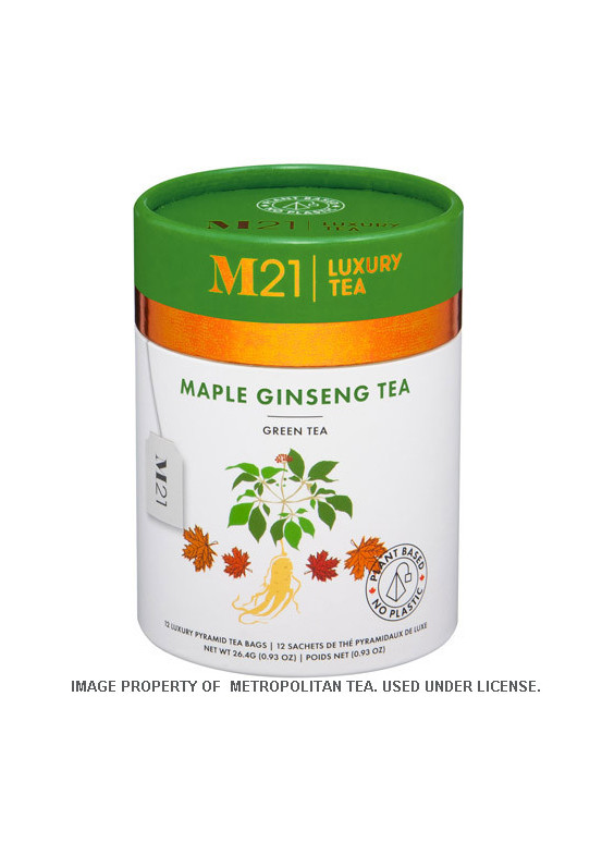 Ginseng and maple green tea Ginseng and maple green tea