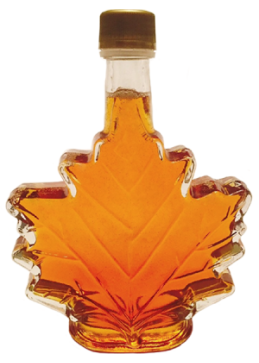 100 ml Quebec Ahornsirup Blattflasche