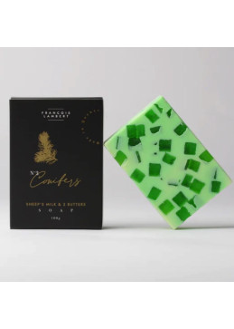 Conifer sheep's milk soaps