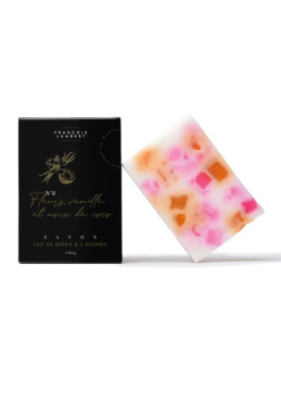 Savon au lait de brebis, vanille et noix de coco