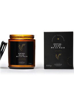 vela de soya lavanda