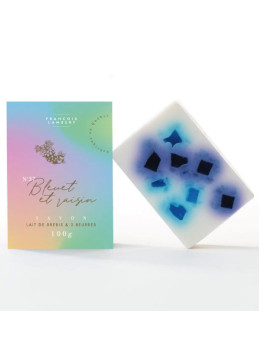 Soap with blueberry and grape aromas