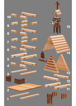 plan de montaje de la casa de Canadá