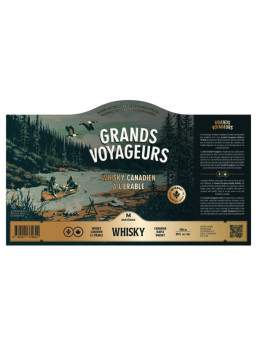 Whisky au sirop d'érable grands voyageurs