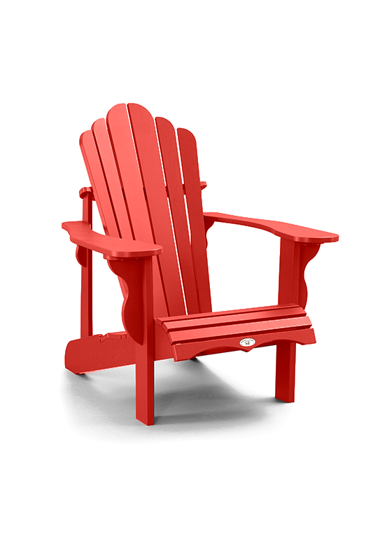 Canadian red adirondack chair