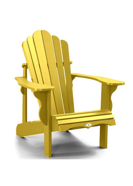 Silla Adirondack amarilla