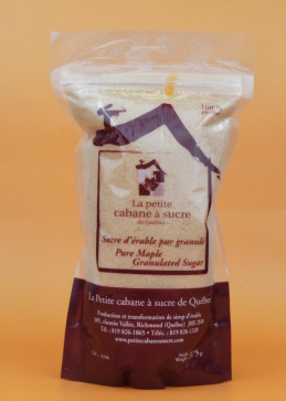 Sucre d'érable granulé fin pur 375 g