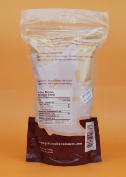 Valor nutricional azúcar de arce granulada fina