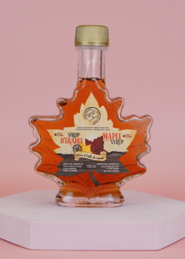 Sirope de arce en botella de hoja de 100ml