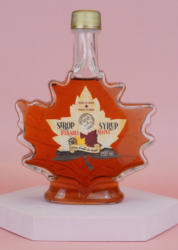 Bottle of maple syrup leaf in bottle 250ml
