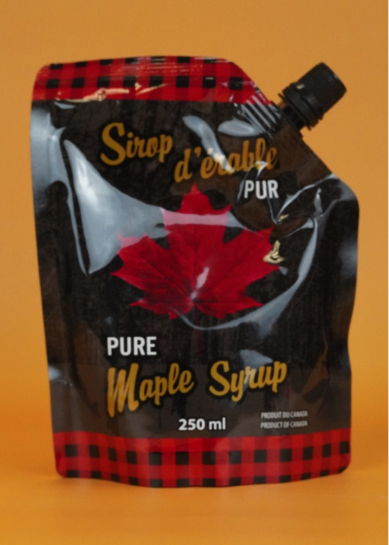 Brik tetra pouch maple syrup Brik tetra pouch maple syrup