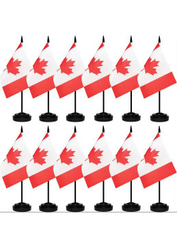 Canadian table flag