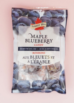 Caramelos de arándanos y sirope de arce