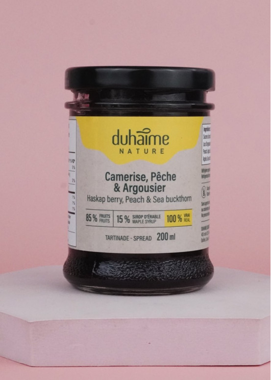 Marmelade mit Ahornsirup, Sanddornpfirsich Marmelade mit Ahornsirup, Sanddornpfirsich