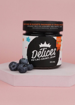 Confiture de bleuet et sirop d'érable 
 du lac saint jean