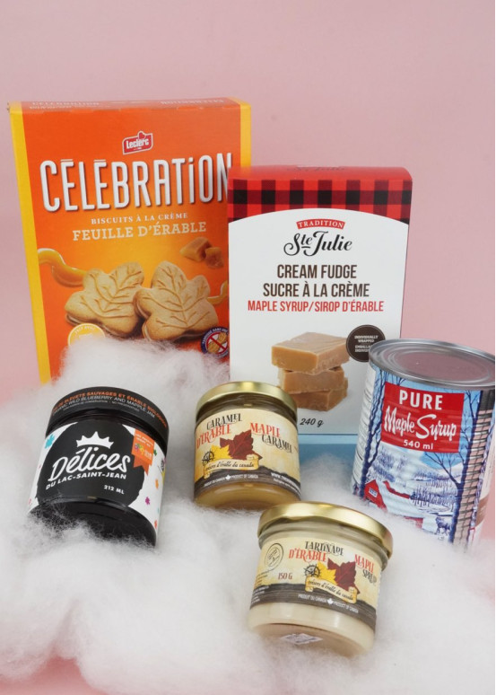 Productos comestibles de arce canadiense Productos comestibles de arce canadiense