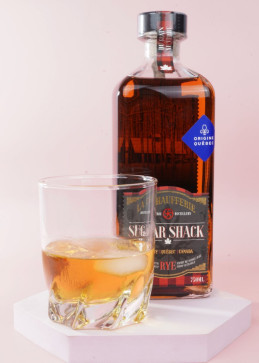 whisky de centeno con jarabe de arce