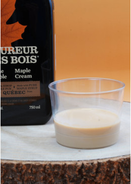 Crema de arce canadiense
