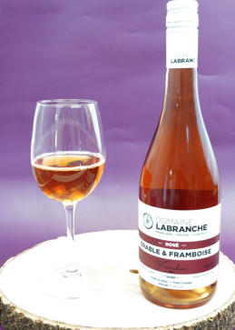 Rosado de arce y frambuesa