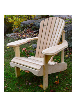 Silla Adirondak fabricada en Canadá.