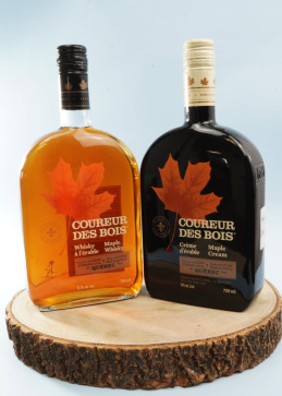 Dúo de whisky Runner of the Woods con sirope de arce