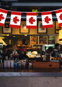 banderas de canadá