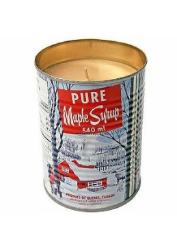 Candela con vero profumo di acero canadese