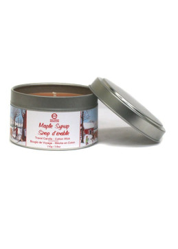 Vela con aroma de arce real