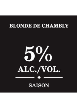 Ficha técnica de la cerveza rubia Chambly