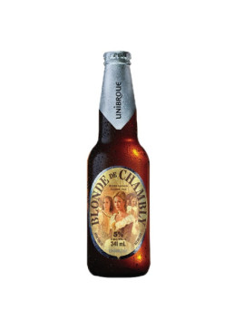Botella de cerveza rubia de Chambly