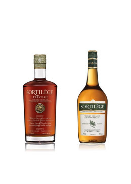 Dúo de whisky Sortilège con sirope de arce