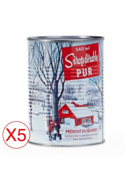 Jarabe de arce 540 ml en lata de metal