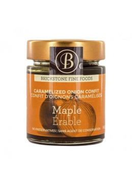 Onion confit caramelized with maple syrup