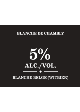 Chambly white technical sheet