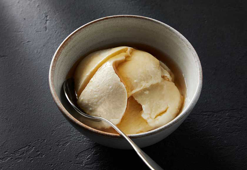 creme glacee au sirop derable