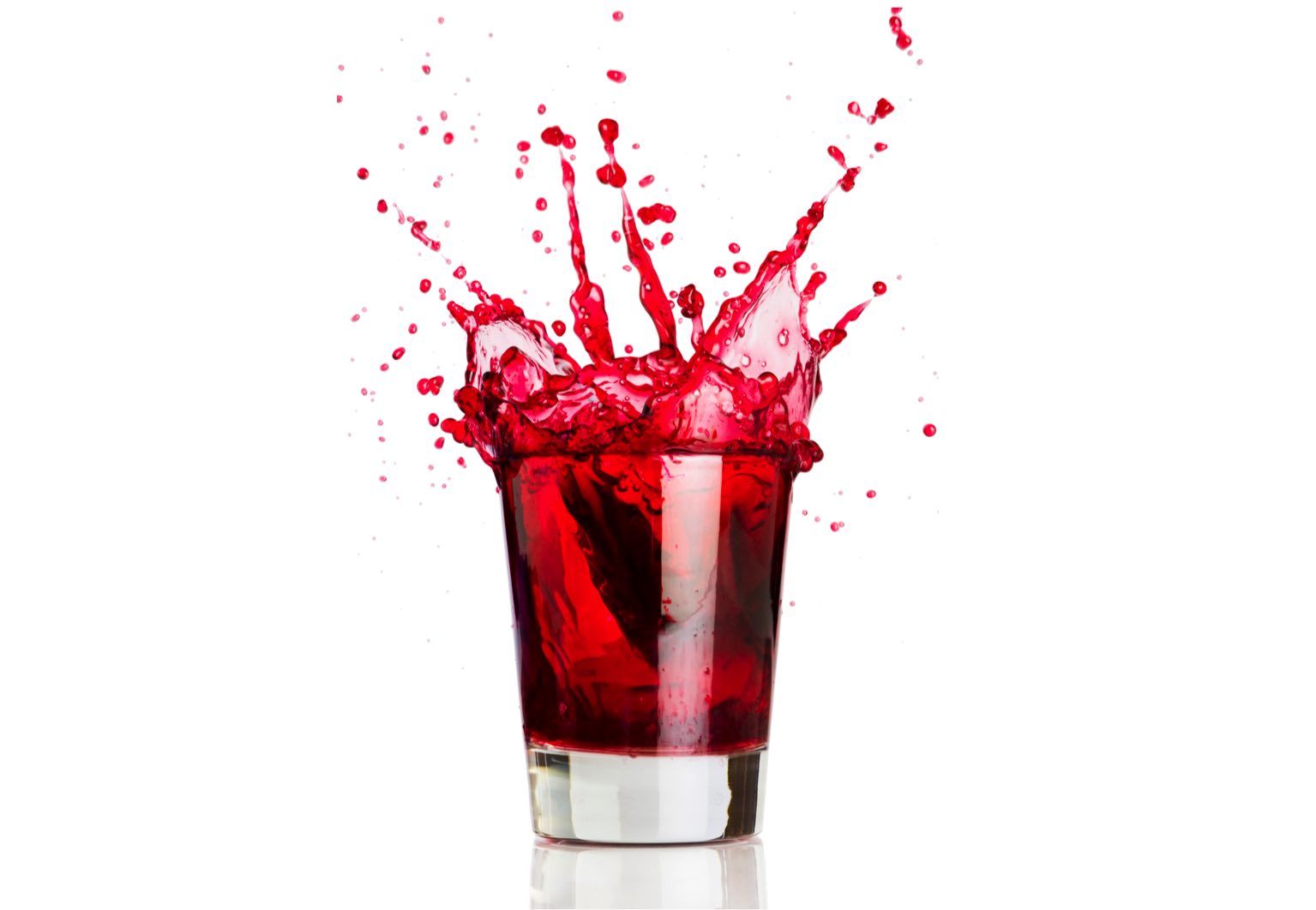 Verre de cranberry