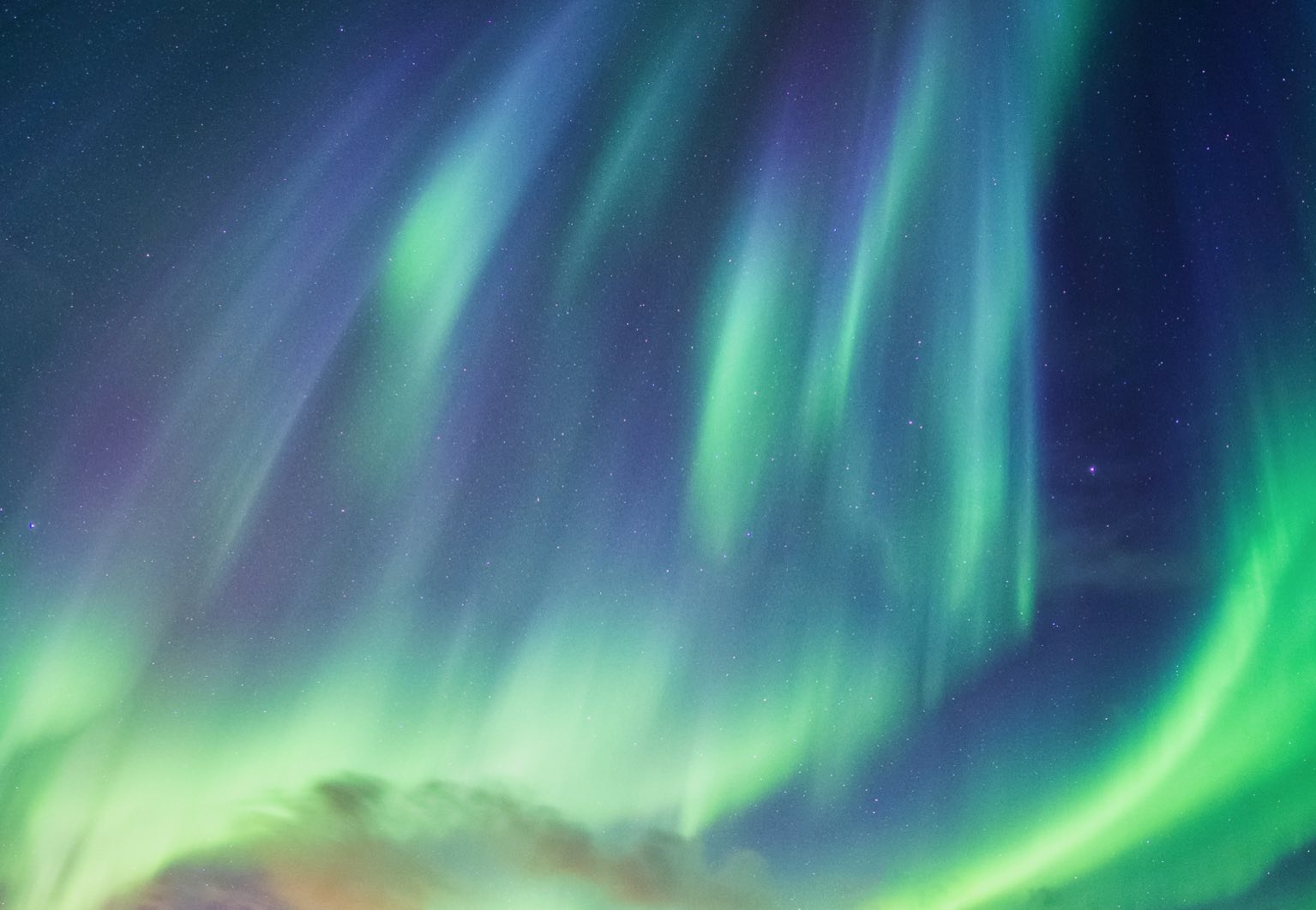 Aurores boreales au Canada