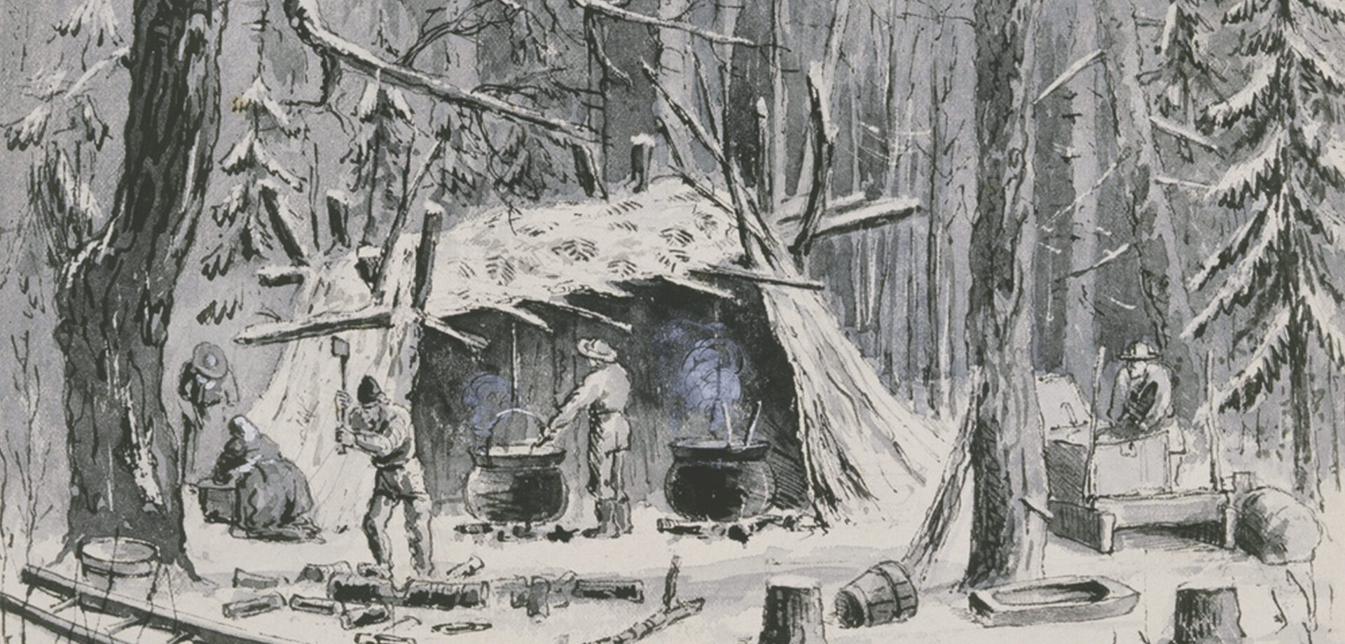 Amerindien et sirop d'érable