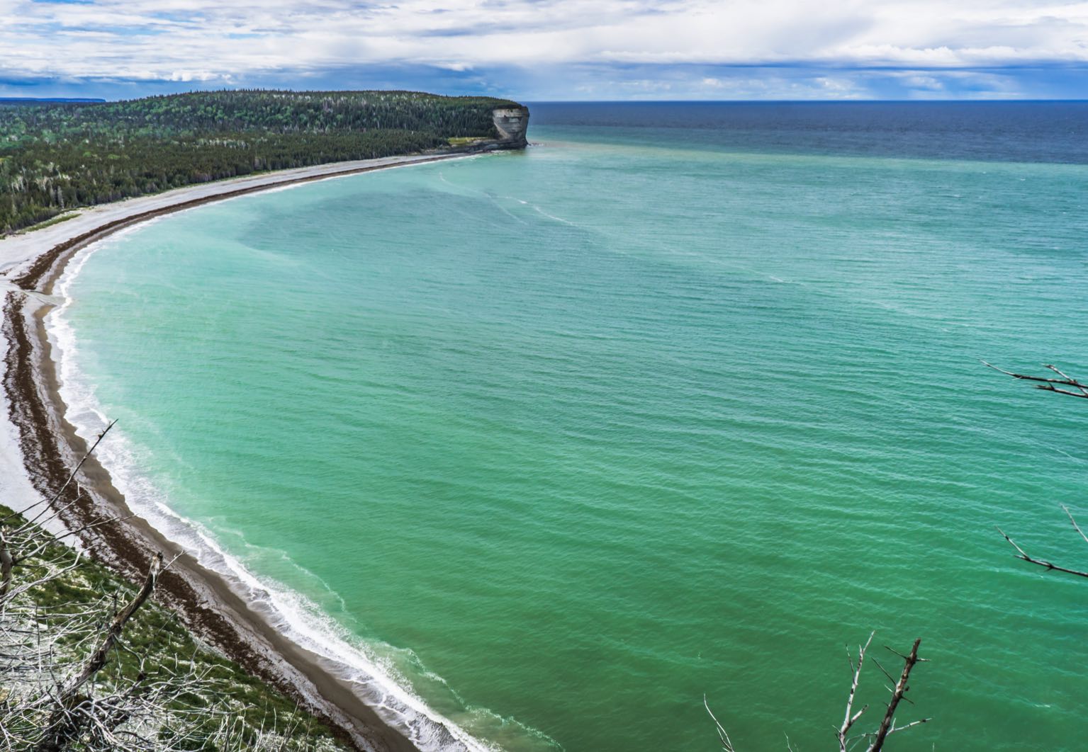 Plage sur l'ile Anticosti