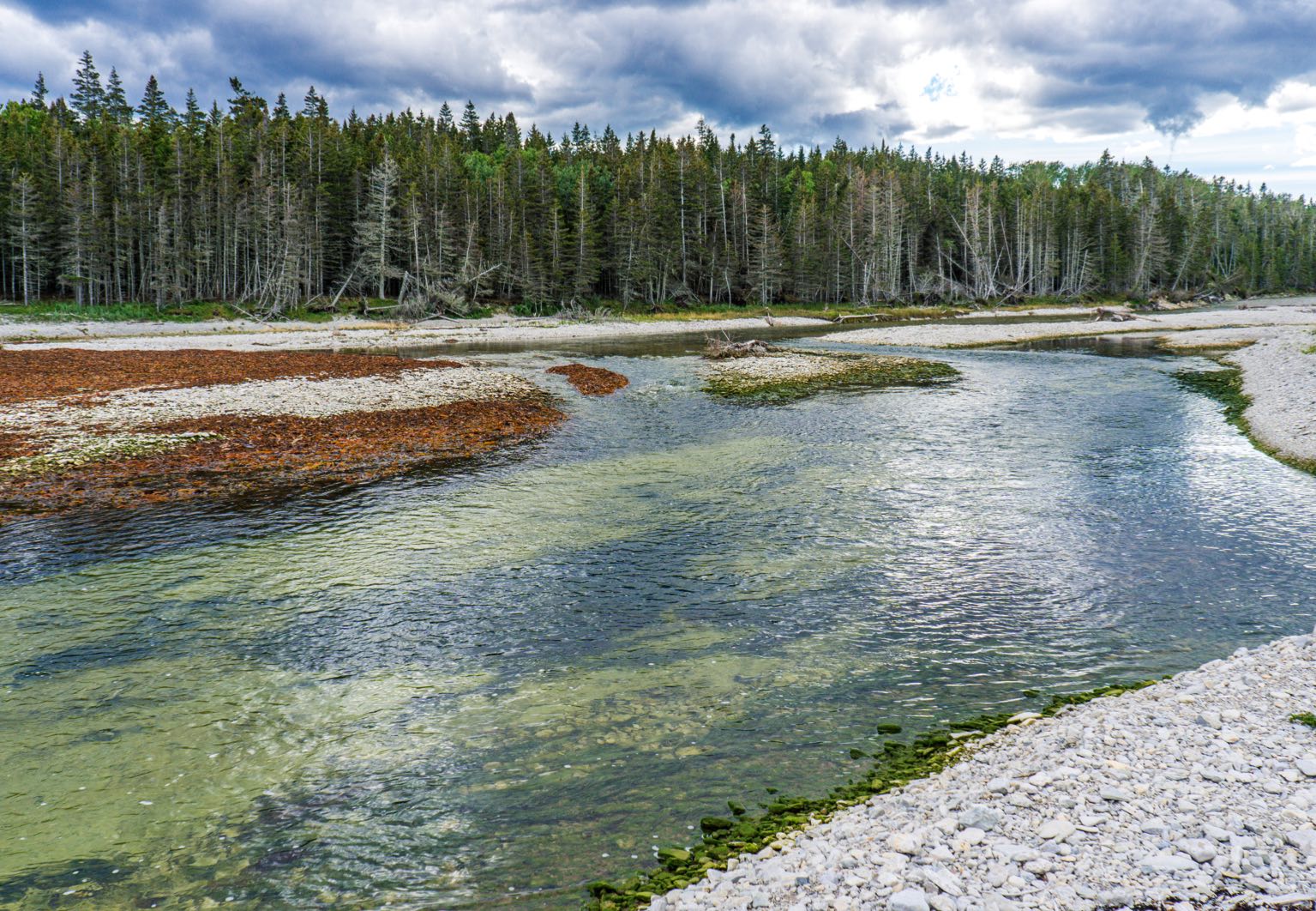 Pêche sur l'ile Anticosti
