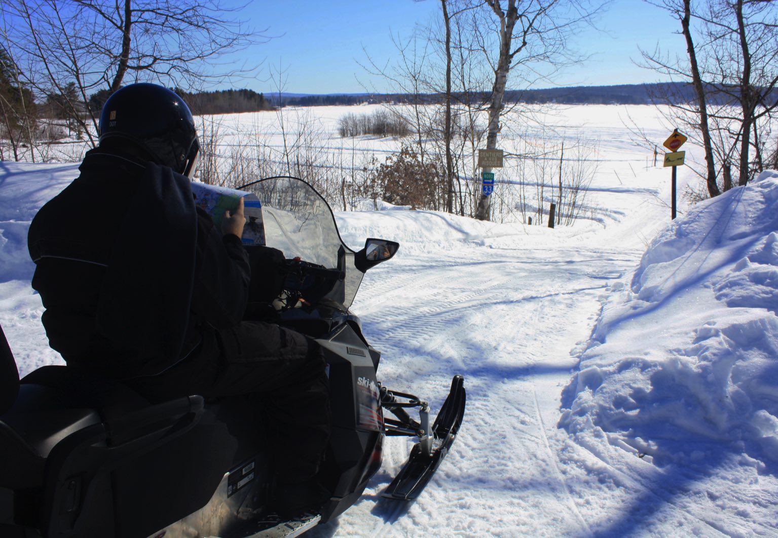 Randonnée moto neige