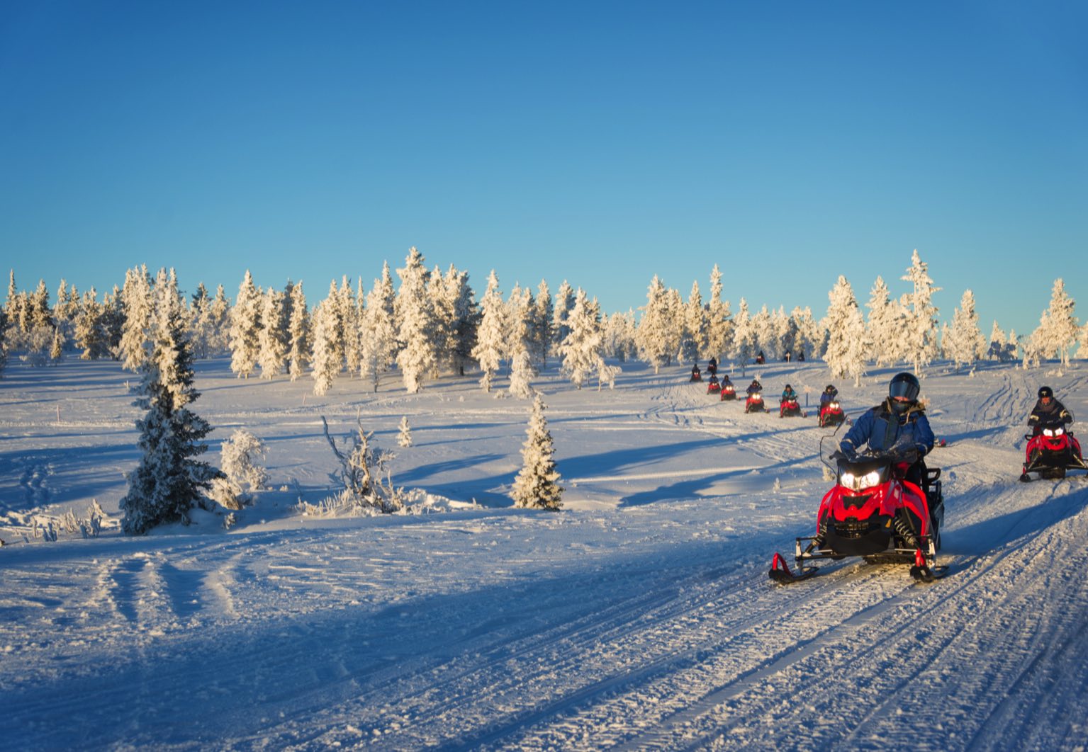 Moto neige au Canada