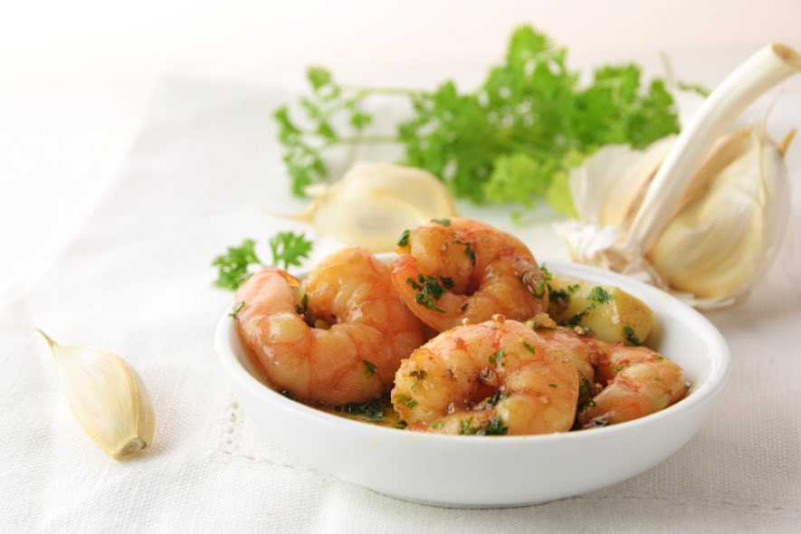 Crevettes à l'asiatique à l'Agasse sucrée Crevettes à l'asiatique à l'Agasse sucrée