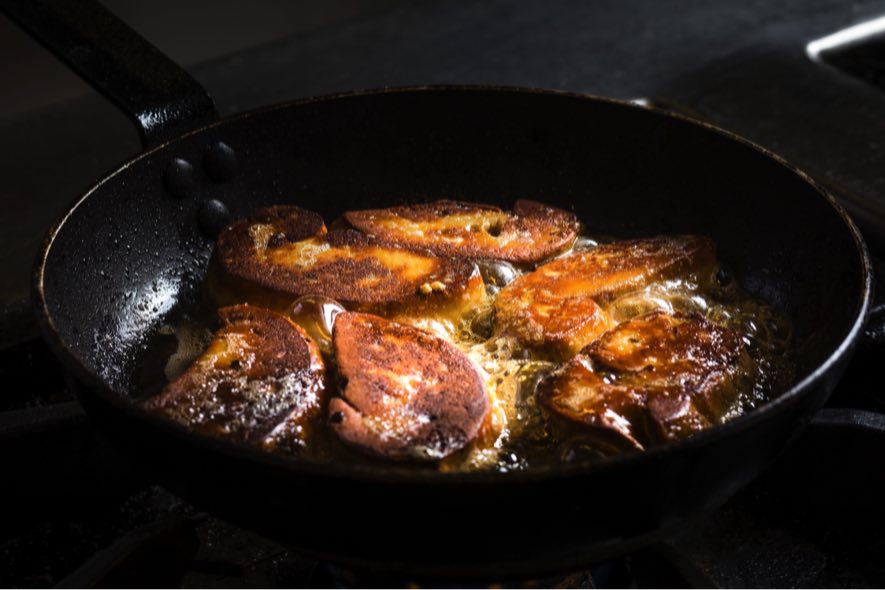 Foie gras poêlé à l'érable Foie gras poêlé à l'érable