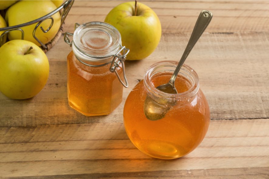 Gelée de pommes au Coureur des bois Gelée de pommes au Coureur des bois